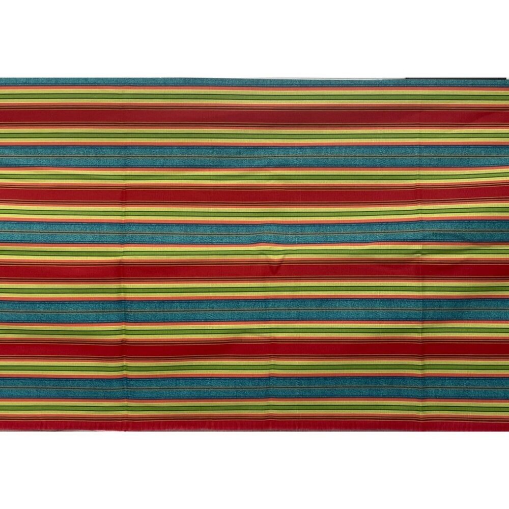 Hancock Fabrics Colorful Stripe Fabric Piece 2 YARDS Crafting Sewing‎ Upholstery
